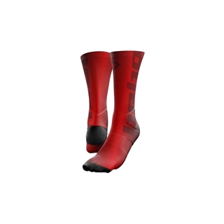 Calcetín Hebo Mid-Calf Solid rojo - Imagen 1