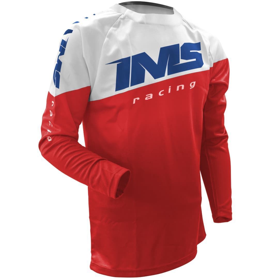 Camiseta IMS Army Rojo/azul - Imagen 1