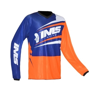 Camiseta IMS Flex Azul/naranja - Imagen 1