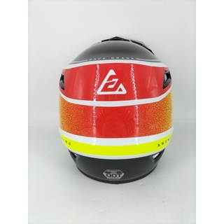 Casco Answer AR1 junior rojo/amarilo - Imagen 2