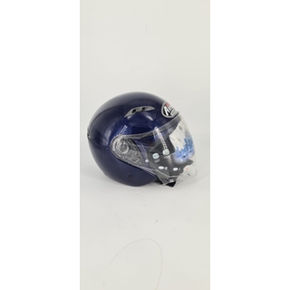 Casco jet Airoh City One Flash Dark azul - Imagen 2