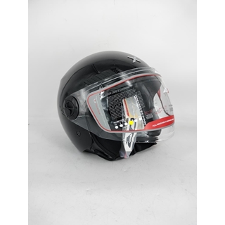 Casco jet Shiro Axor Kioto negro - Imagen 1