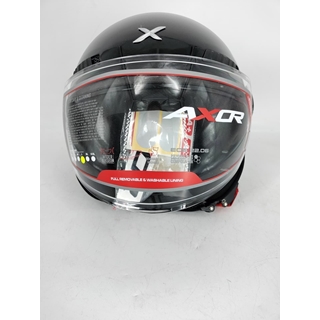 Casco jet Shiro Axor Kioto negro - Imagen 2