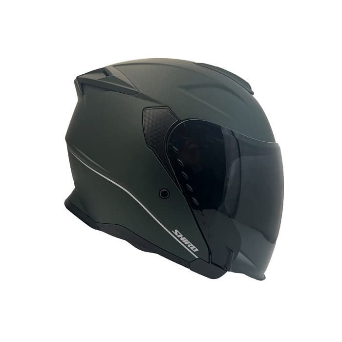 Casco jet Shiro Capri verde - Imagen 1