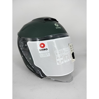 Casco jet Shiro OF836 Capri verde - Imagen 1