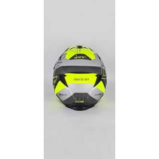 Casco Mots Jump Up03 Gris/amarillo mate - Imagen 2