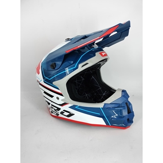 Casco Progrip 3080 azul/rojo/blanco - Imagen 2
