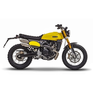 Fantic Caballero 500 Scrambler amarilla - Imagen 1