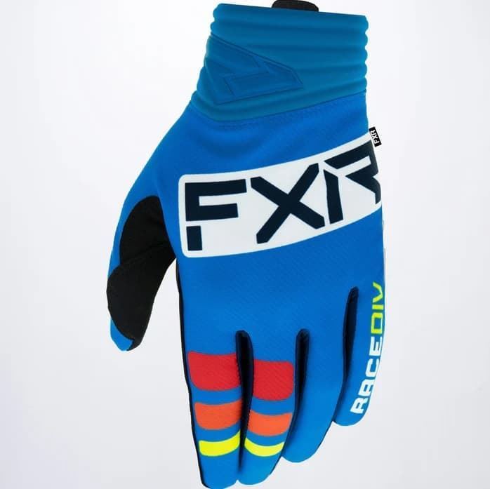 Guantes FXR Prime Azul/rojo/naranja - Imagen 1