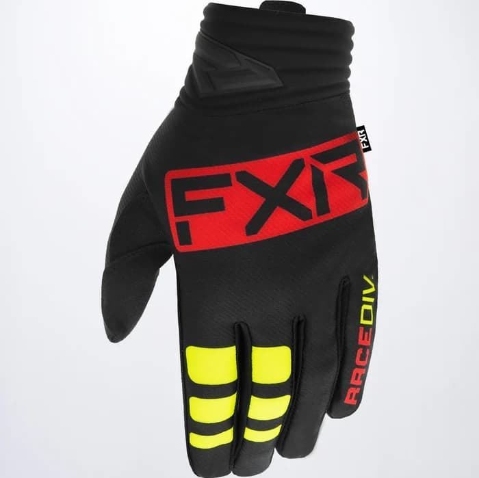 Guantes FXR Prime Rojo/negro/fluor - Imagen 1