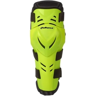 Rodilleras Polisport adulto amarillo fluor - Imagen 2