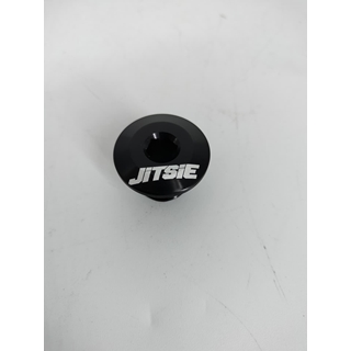 Tuerca eje rueda delantera Jitsie negra para Gasgas trial - Imagen 2